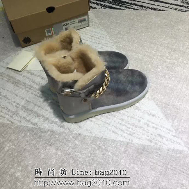 UGG 2018冬季新款 銀色光面 防風保暖 雪地靴 QZS1905